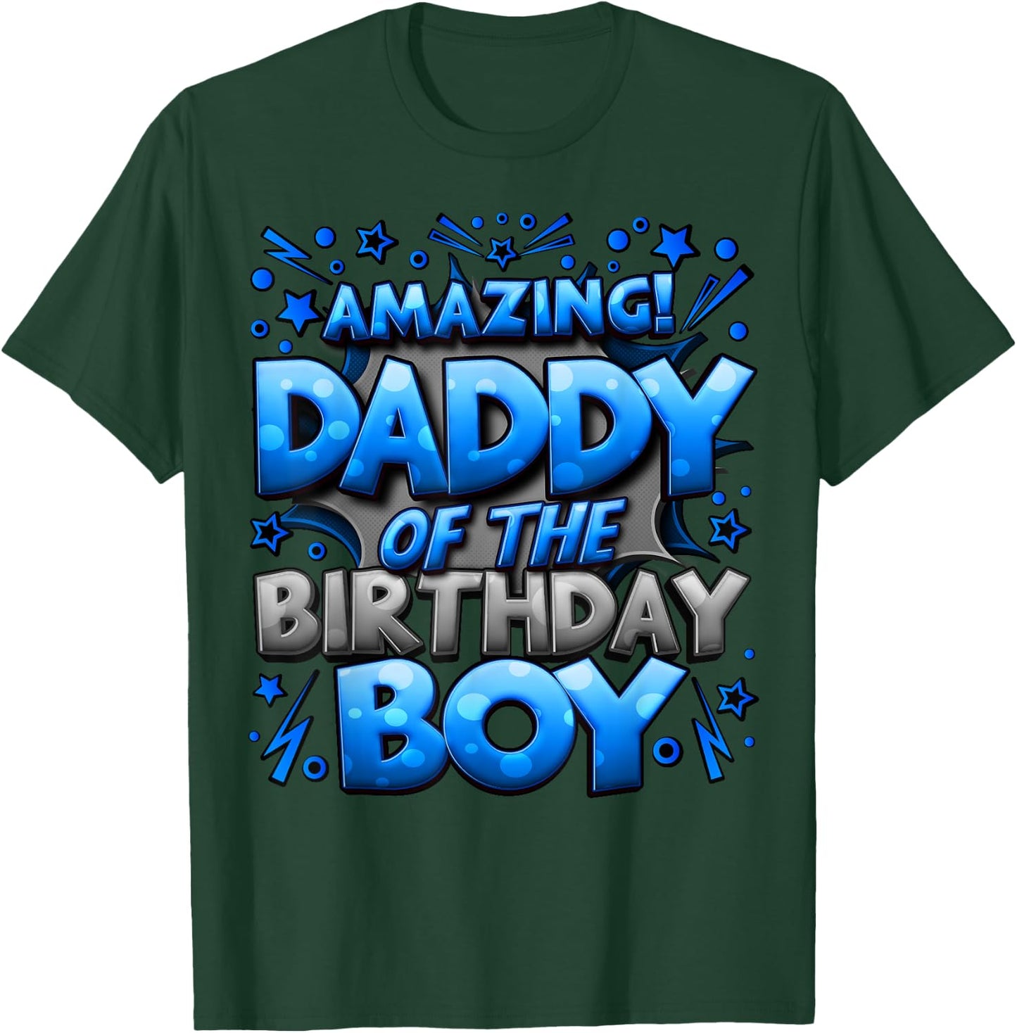 Daddy of the Birthday Boy Matching Family Father T-Shirt - T-Shirt | Forest