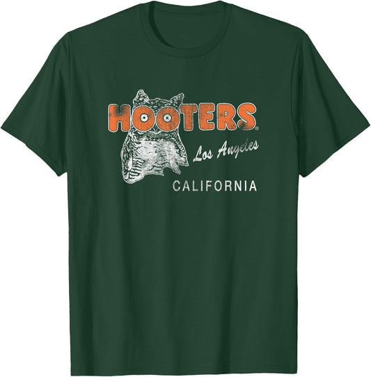 Hooters Vintage Los Angeles , black T-Shirt - T-Shirt | Forest