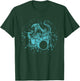 Octopus Playing Drums Funny Beach Drummer Rock Musician T-Shirt - T-Shirt | Forest