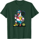 Tennis Rooster Funny Sports Animal Cartoon Art Design T-Shirt - T-Shirt | Forest