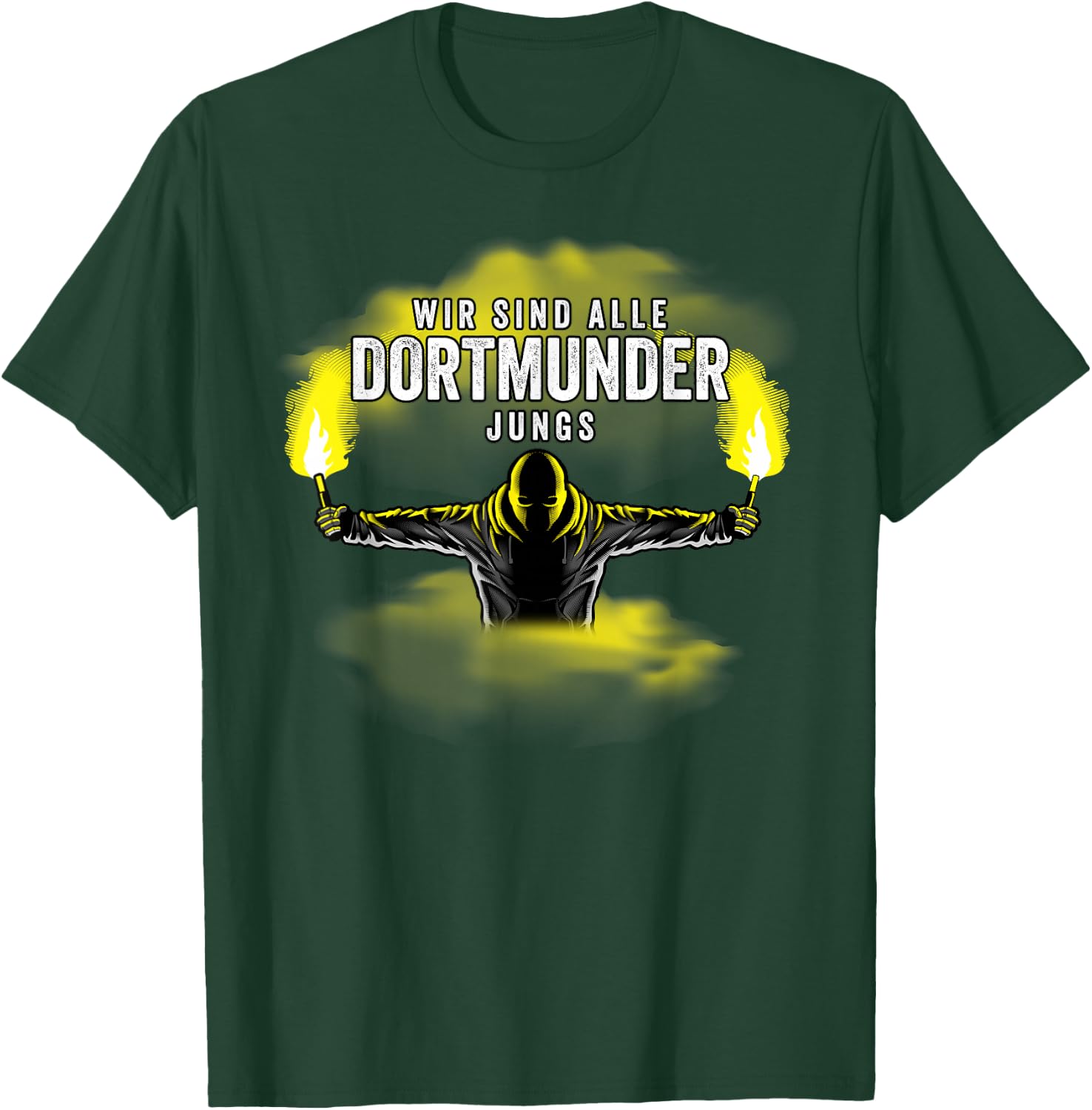 DORTMUNDER Jungs - Fussball - Dortmund - PYRO - BENGALO T-Shirt - T-Shirt | Forest