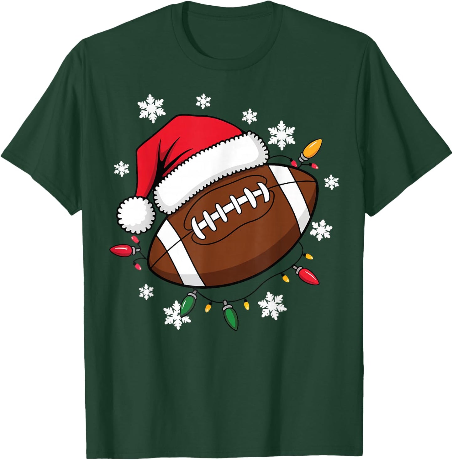 Football Christmas T-Shirt - T-Shirt | Forest