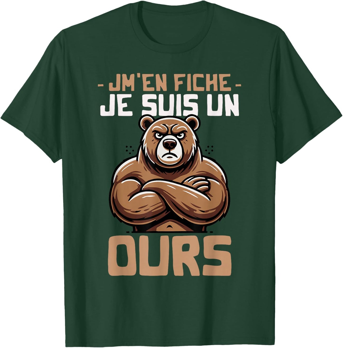 Idea Je suis Un Ours Humour Quote Funny Bear Design T-Shirt - T-Shirt | Forest