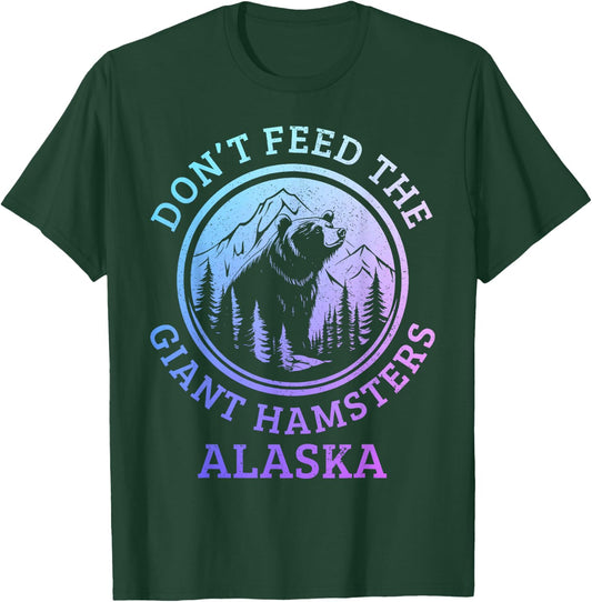 Alaska Grizzly Bear Funny Vintage Pride Souvenir T-Shirt - T-Shirt | Forest