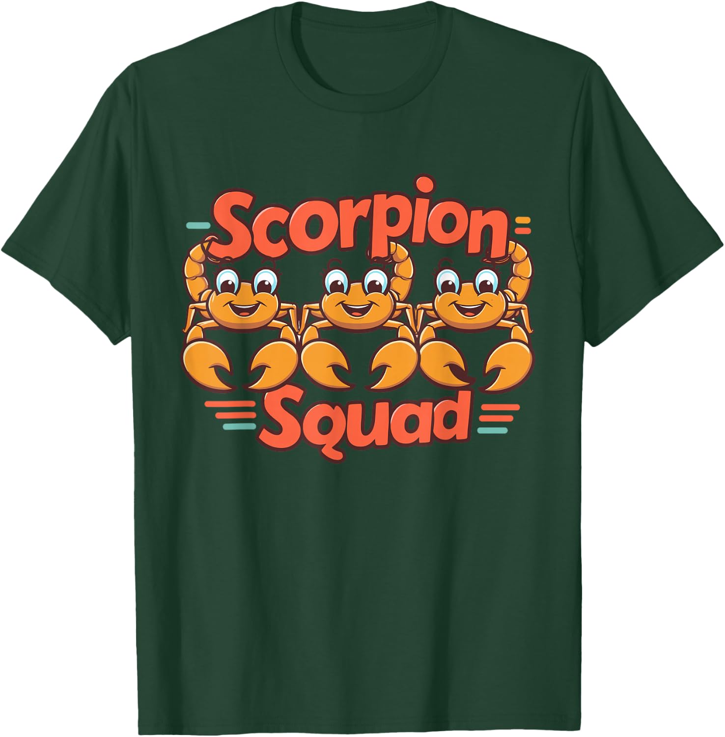 Scorpion Squad Design for Scorpion Lover Stuff Cool Scorpion T-Shirt - T-Shirt | Forest