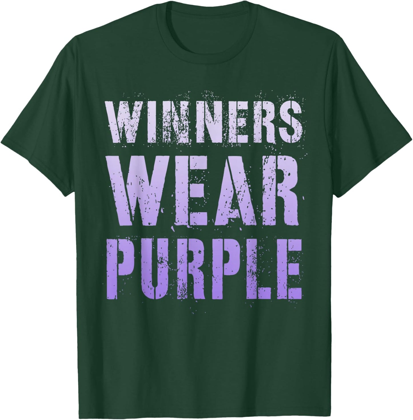 Vintage WINNERS WEAR PURPLE Summer Camp Team Go War Game T-Shirt - T-Shirt | Forest