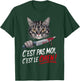 C'Est Pas Moi C'Est Le Chien, Chat Humour Sarcasm Laugh , Black, S T-Shirt - T-Shirt | Forest
