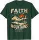 Faith Can Move Mountains Classic Art Western Matthew 17:20 T-Shirt - T-Shirt | Forest