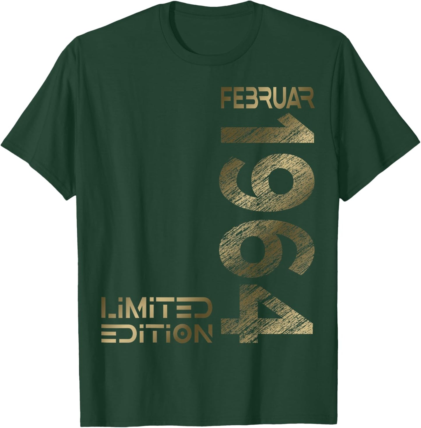 February 1964 Man Woman 60th Birthday Limited Edition , black T-Shirt - T-Shirt | Forest