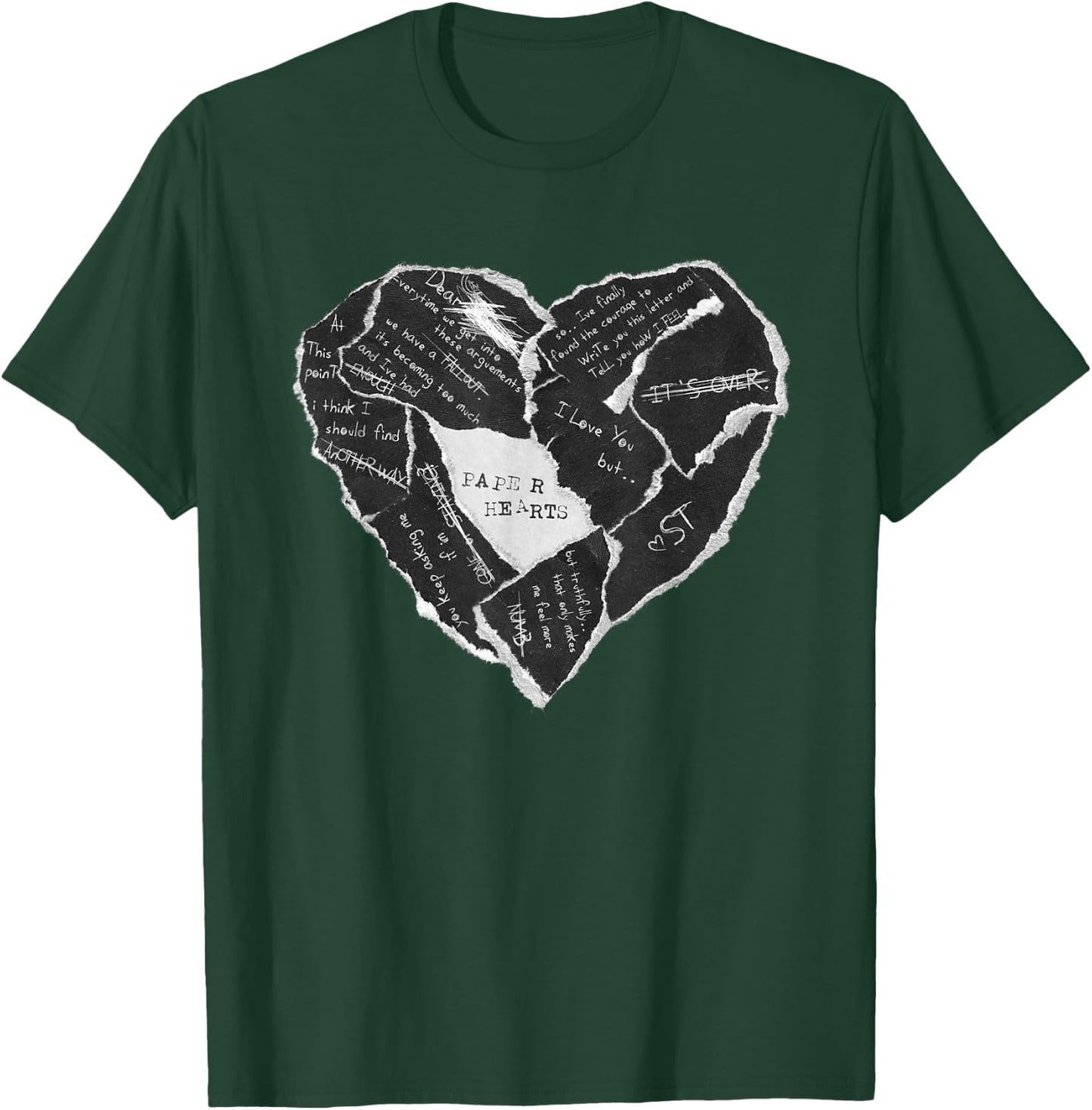 Sleep Theory - Official Merchandise - Paper Heart T-Shirt - T-Shirt | Forest