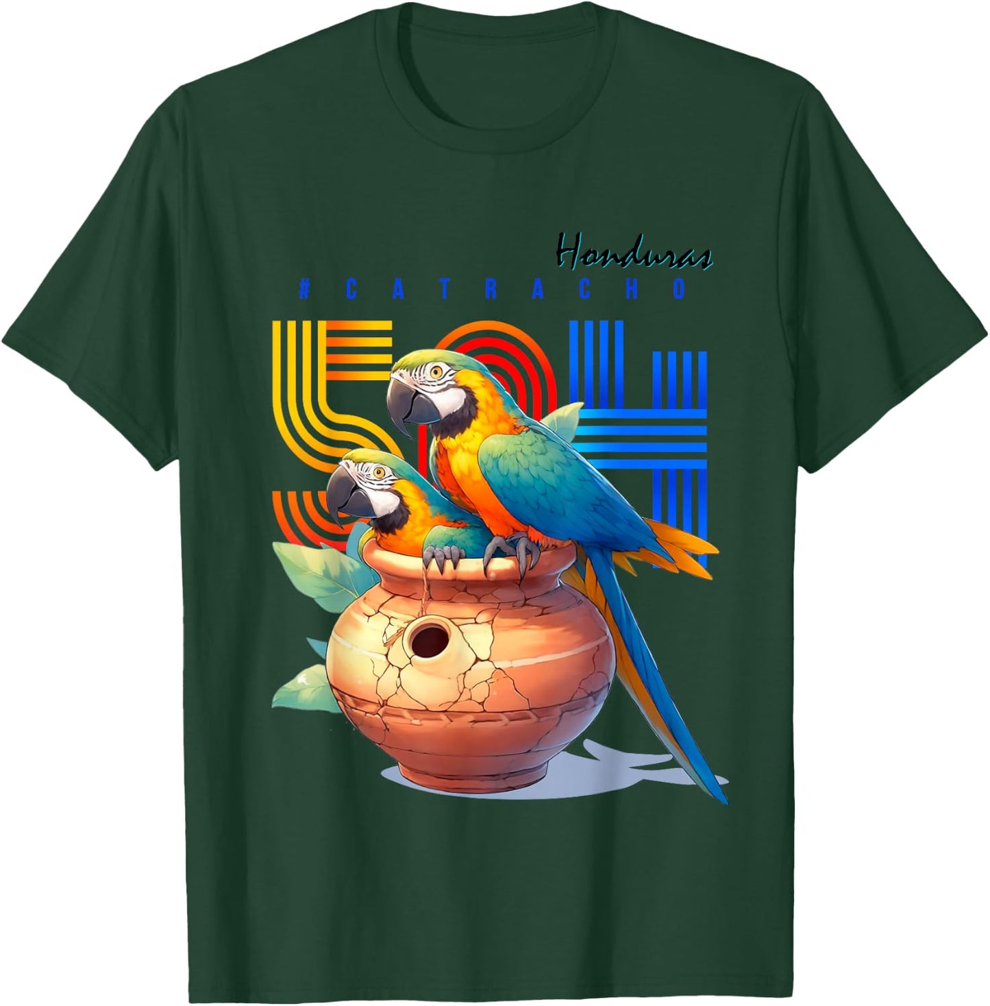 Honduras catracho 504 parrots T-Shirt - T-Shirt | Forest
