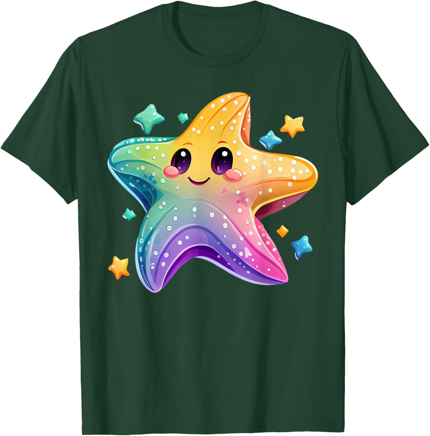 Starfish Costume Adult Women Children Starfish T-Shirt - T-Shirt | Forest