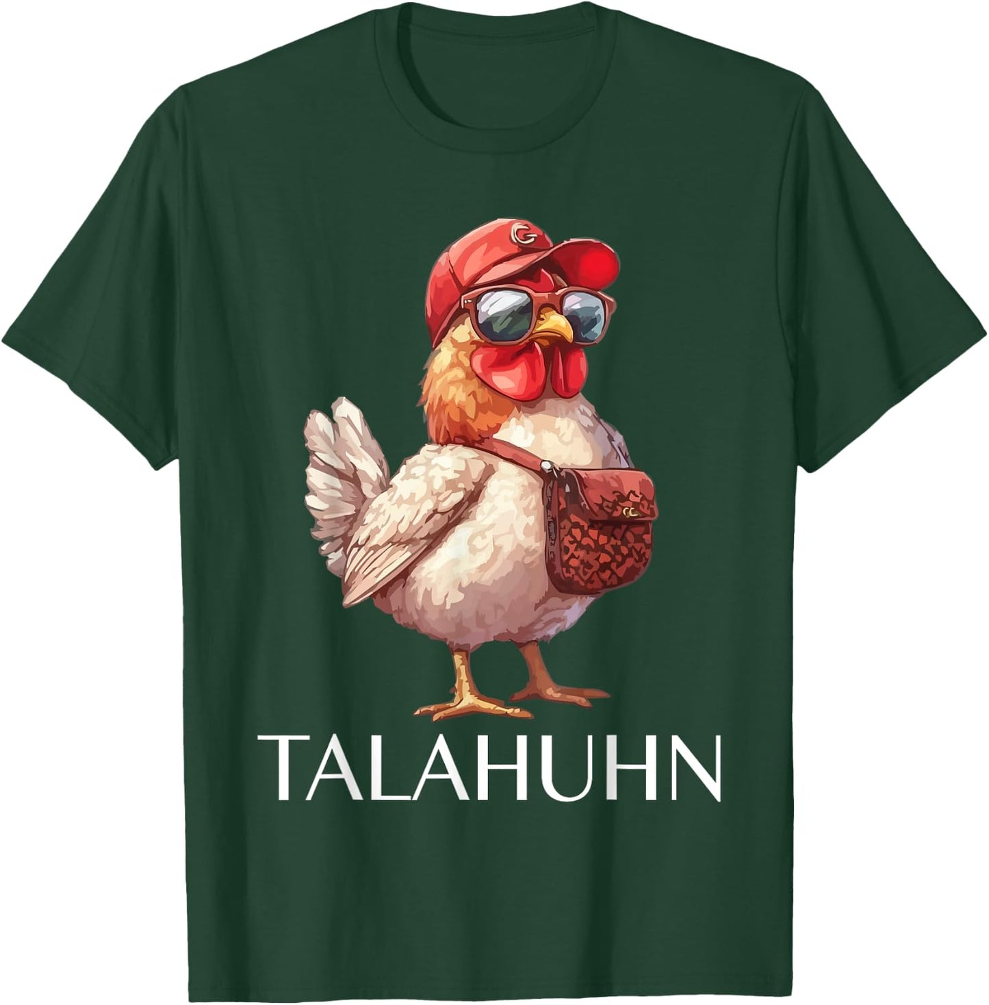 Talahuhn Spruch Lustig Tala Huhn Motiv , -Erwachsene, Schwarz, S T-Shirt - T-Shirt | Forest
