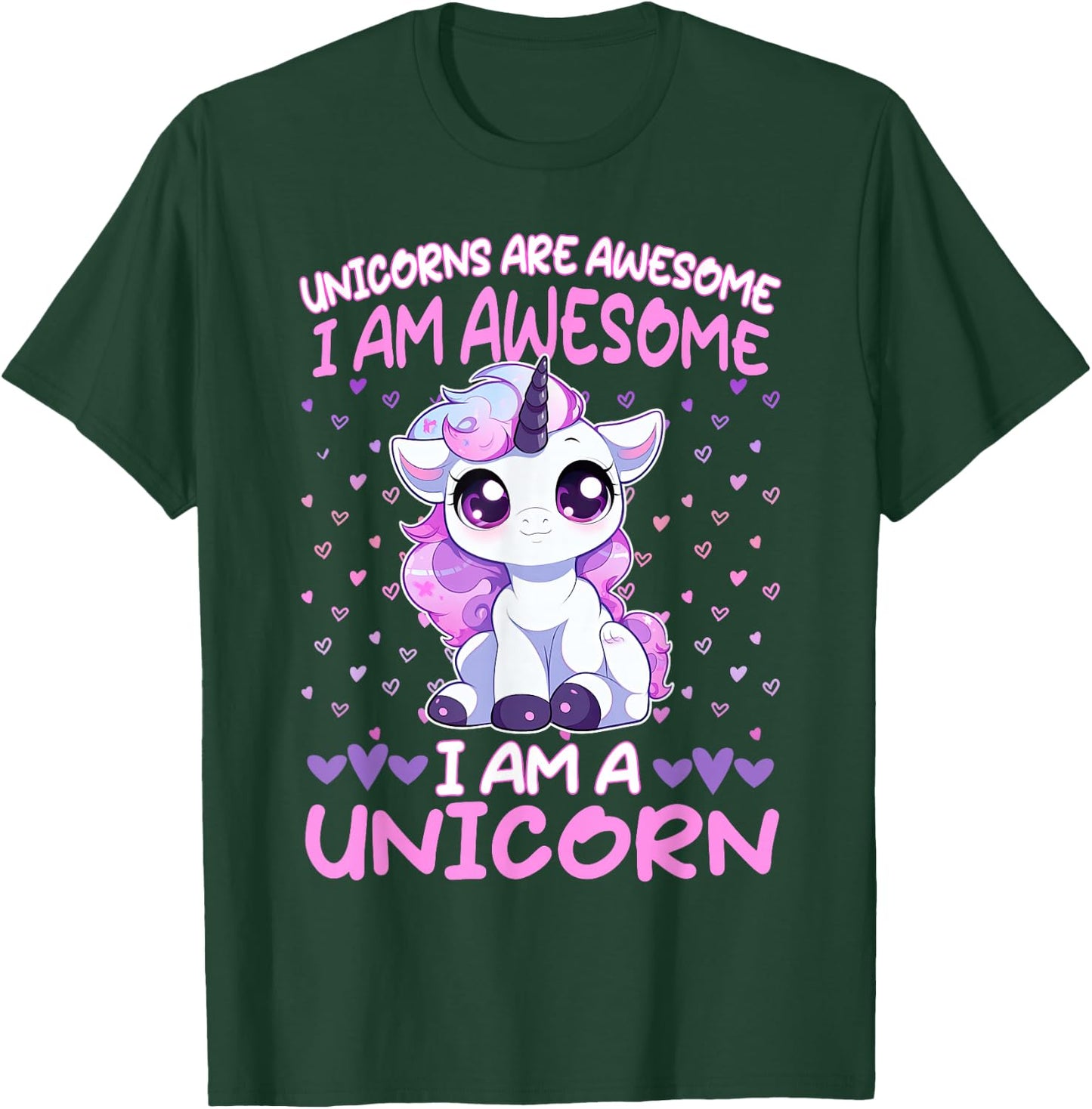 Unicorn Awesome Quote sweet unicorns daughter T-Shirt - T-Shirt | Forest