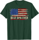 Vintage Best Opa Ever American Flag Father's Day Gift T-Shirt - T-Shirt | Forest