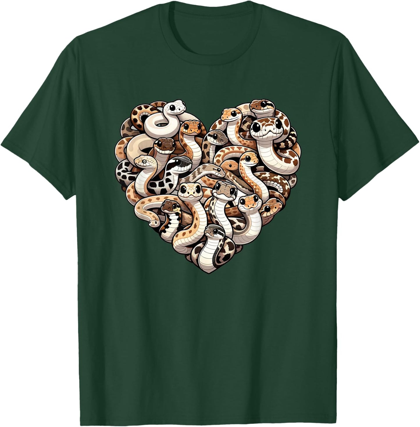 Hognose Snake Lover Puff Adder Snakes T-Shirt - T-Shirt | Forest