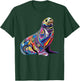 Harp Seal Psychedelic T-Shirt - T-Shirt | Forest