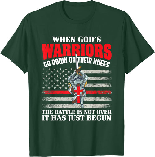 Gods Warrior Christian American Soldier US Flag Bible Prayer