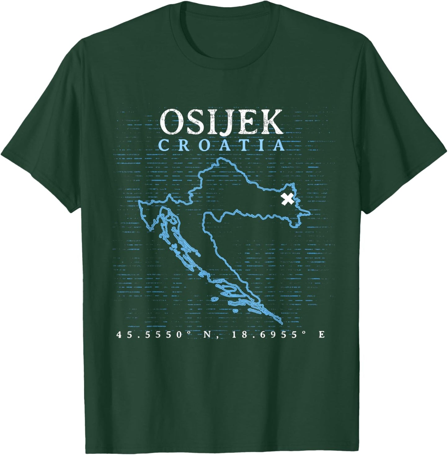 Kroatien Osijek T-Shirt - T-Shirt | Forest