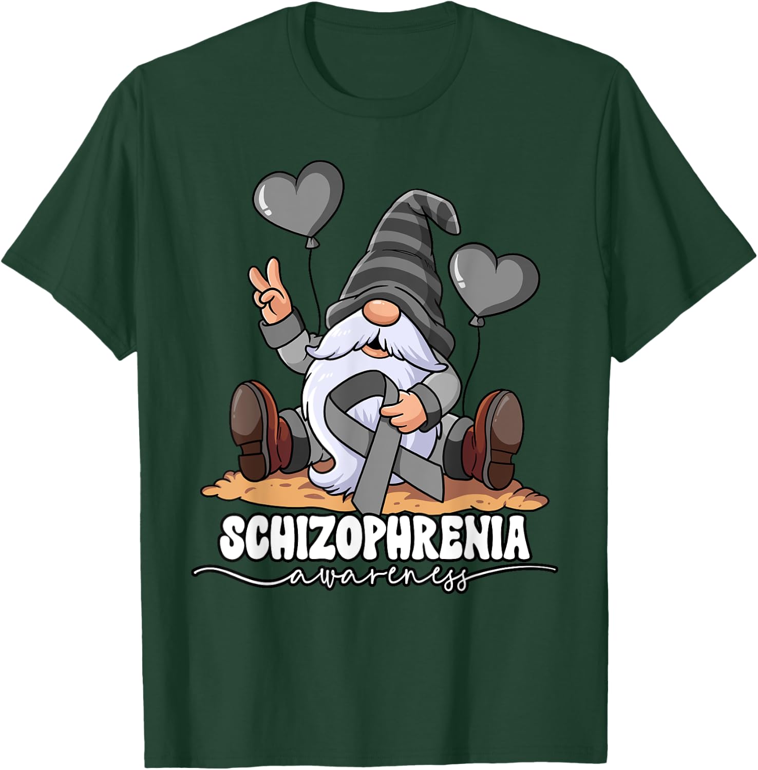Schizophrenia Awareness T-Shirt - T-Shirt | Forest