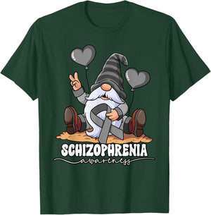 Schizophrenia Awareness T-Shirt - T-Shirt | Forest