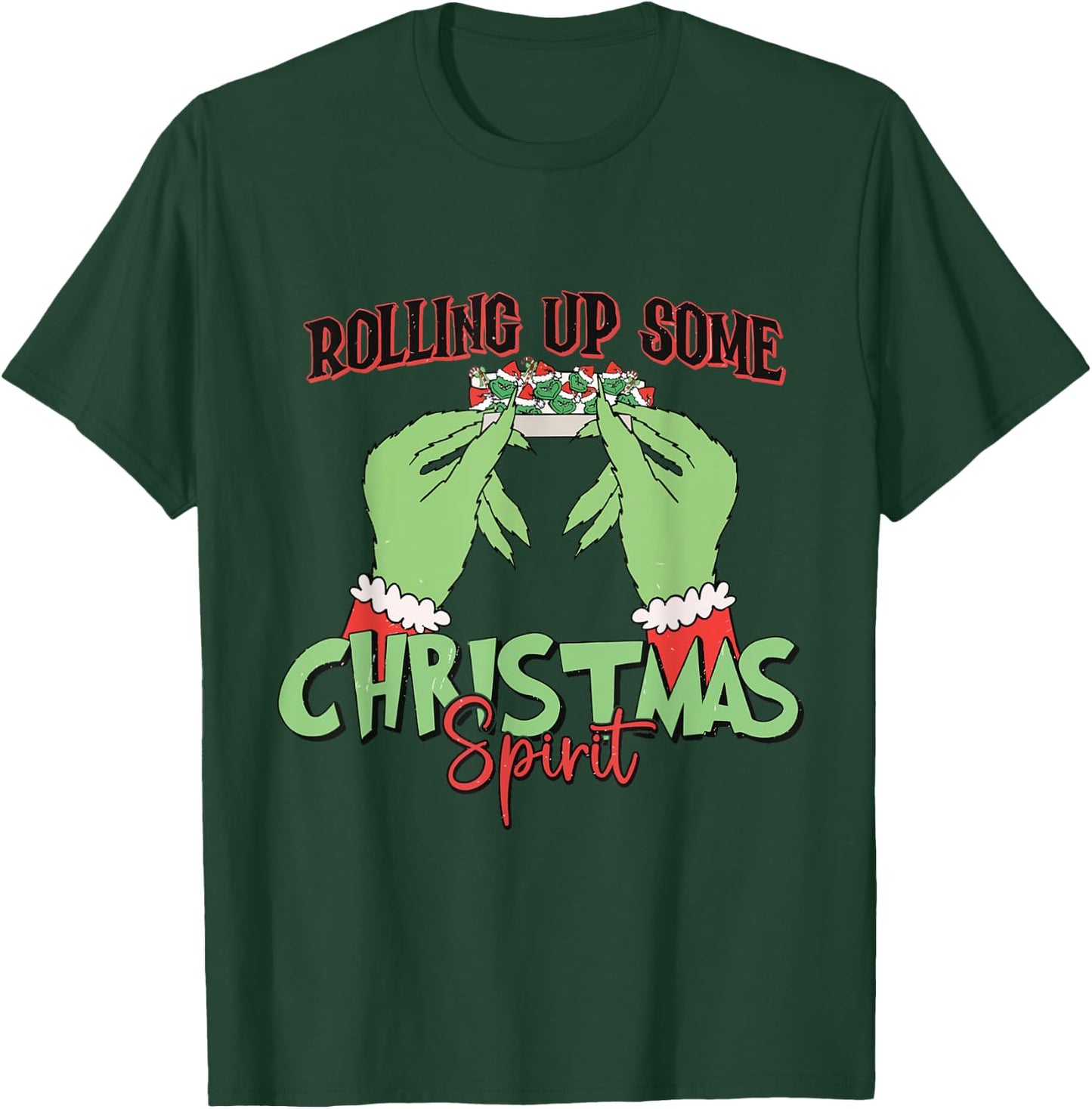 Rolling Up Some Christmas Spirit Xmas Tree Cakes T-Shirt - T-Shirt | Forest