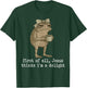 First of All Jesus Thinks I'm A Delight Cute Bow Toad Frog T-Shirt - T-Shirt | Forest