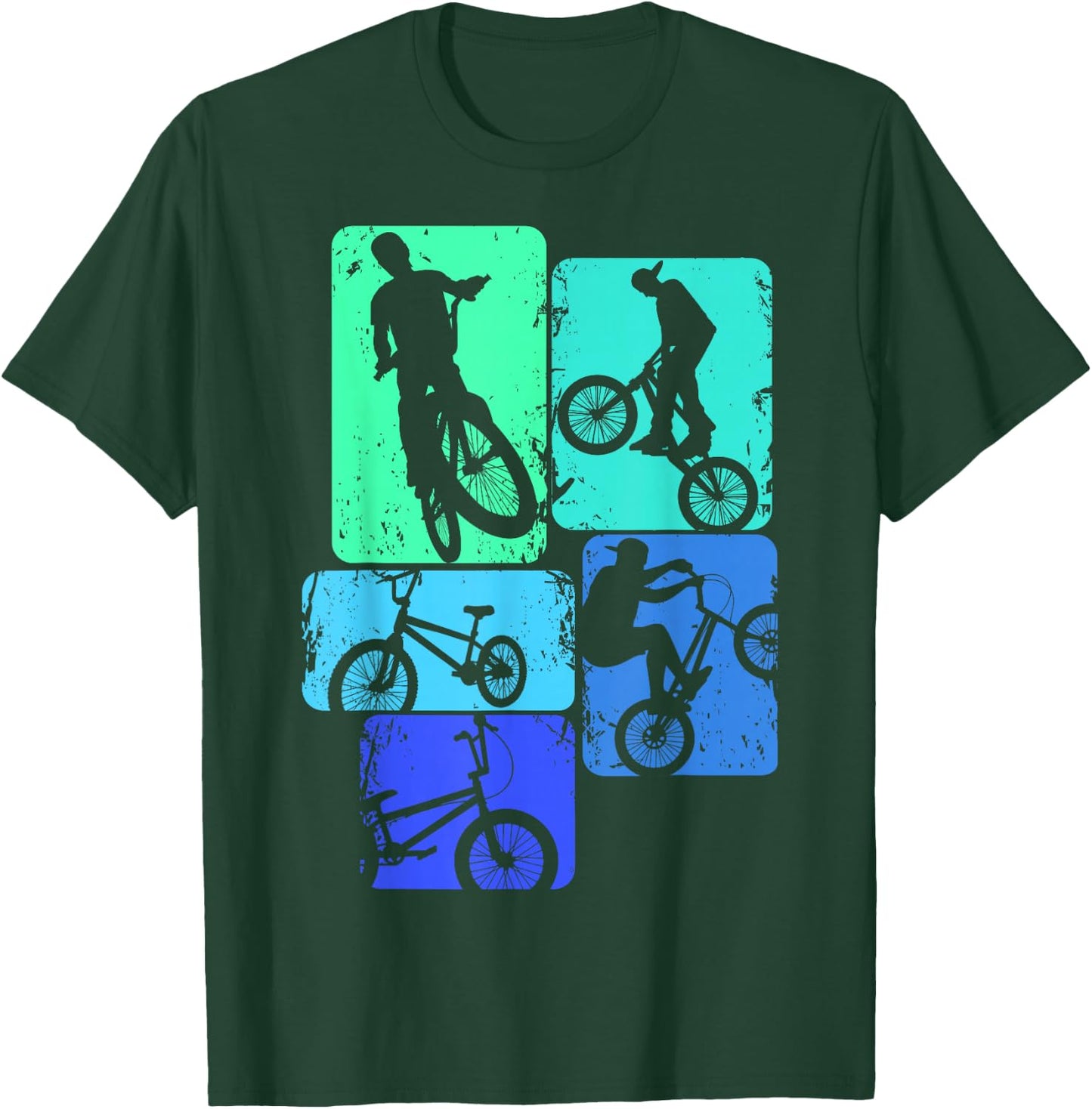 BMX Bike Stunt Boys' Children's , black, s T-Shirt - T-Shirt | Forest