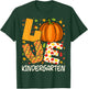 Love Kindergarten Teacher Pumpkin Fall Autumn Thanksgiving T-Shirt - T-Shirt | Forest