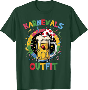 Carnival Costume Men's Funny Carnival Costume Beer Fancy Dress , black T-Shirt - T-Shirt | Forest