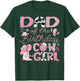 Dad Of The Birthday Cow-Girl Rodeo CowGirl 1St Birthday T-Shirt - T-Shirt | Forest