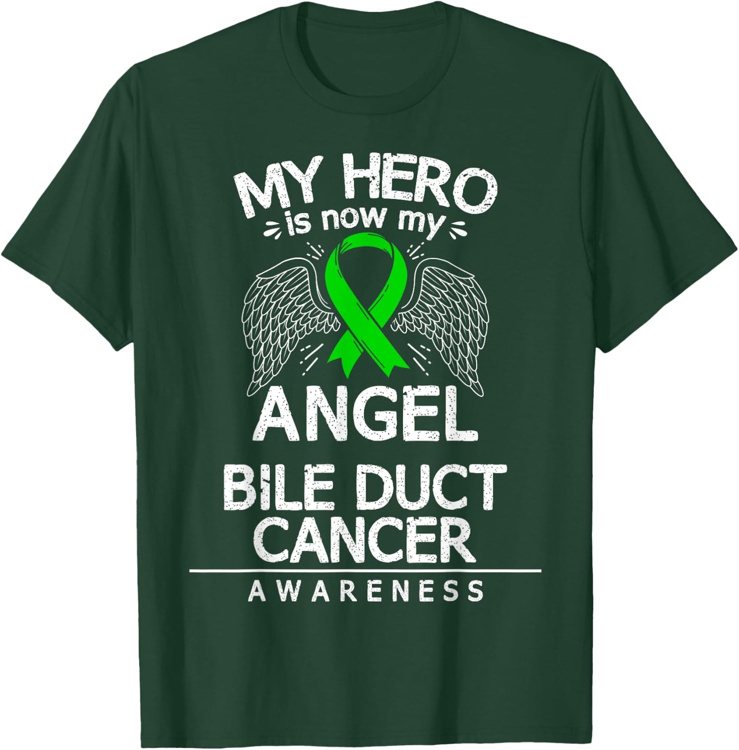 Cholangiocarcinoma Awareness Bile Duct Cancer Survivor T-Shirt - T-Shirt | Forest