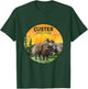 Custer State Park South Dakota Bison Outdoor Hiking Camping T-Shirt - T-Shirt | Forest