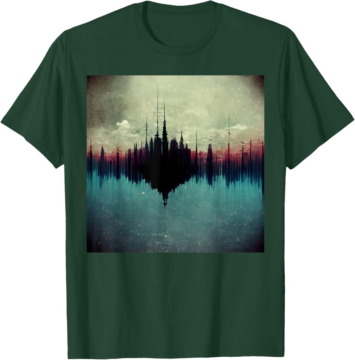 Soundwave Shirt Recording Studio Producer Sound Engineer T-Shirt - T-Shirt | Forest