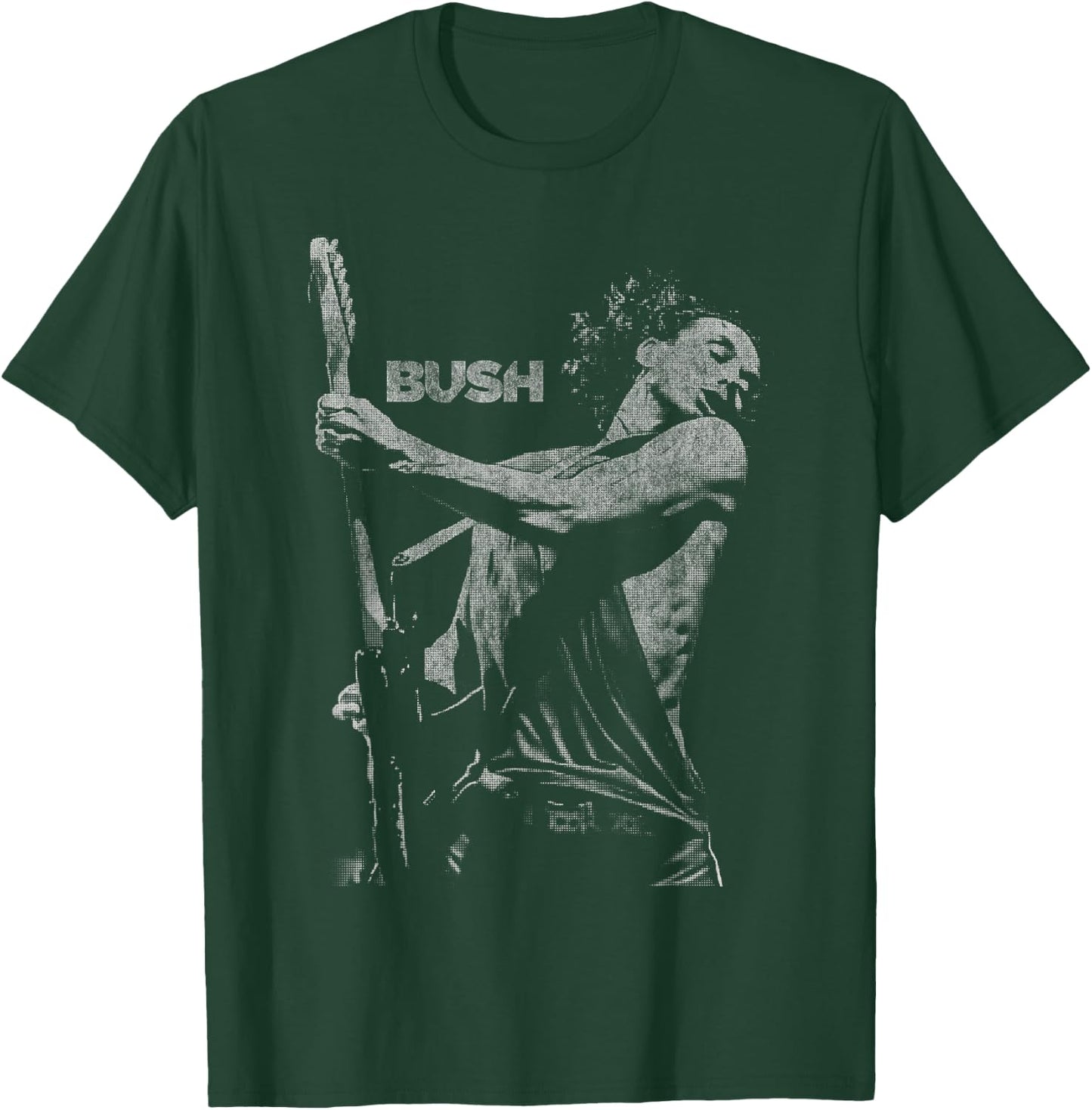 Bush Gavin Guitar Portrait T-Shirt - T-Shirt | Forest