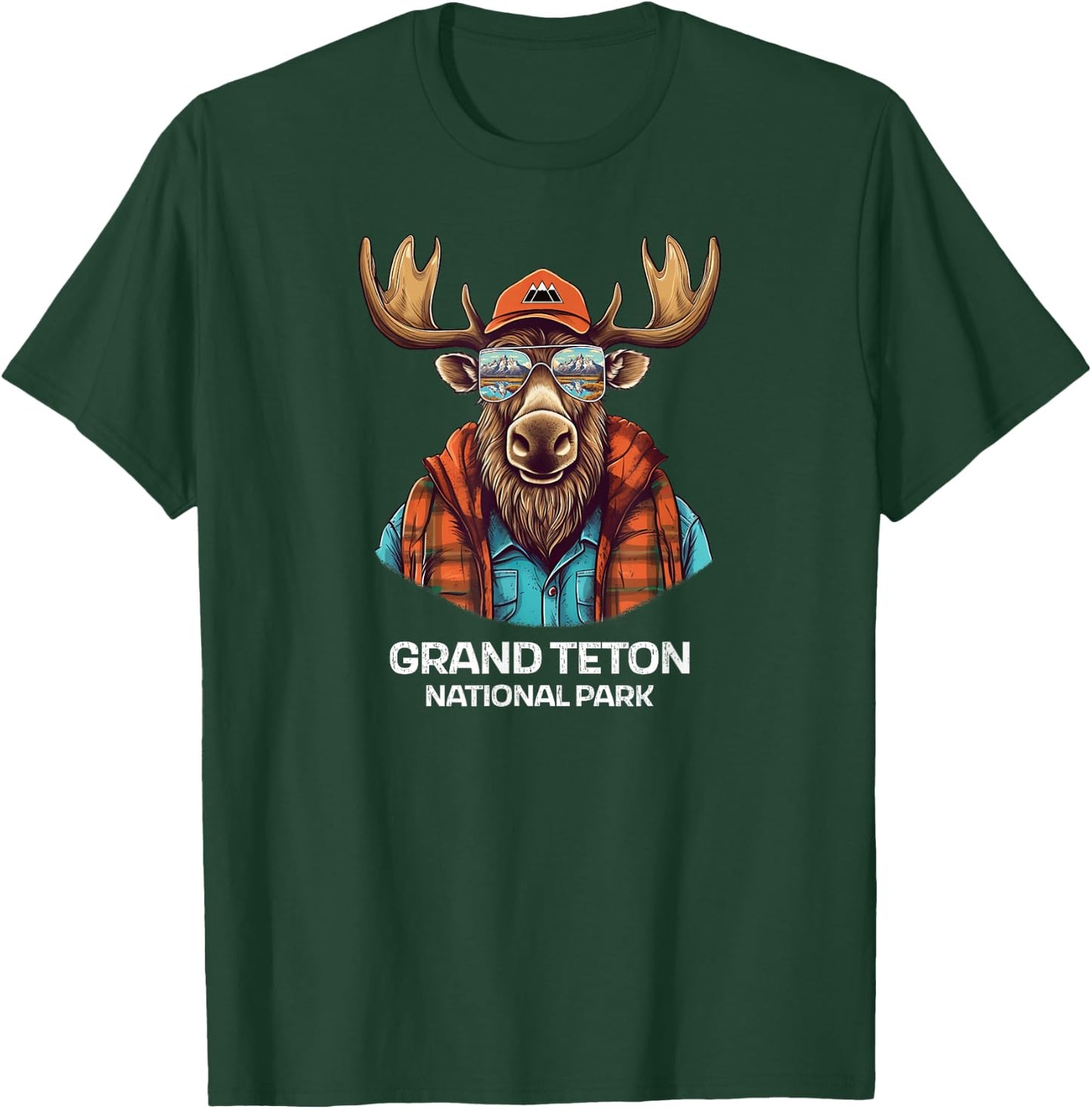 Grand Teton National Park - Moose T-Shirt - T-Shirt | Forest