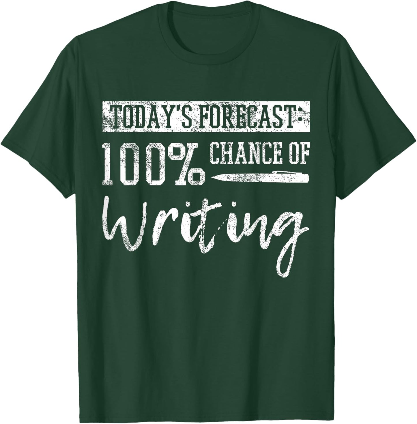 Author Journalist Teacher Writing Gift T-Shirt - T-Shirt | Forest