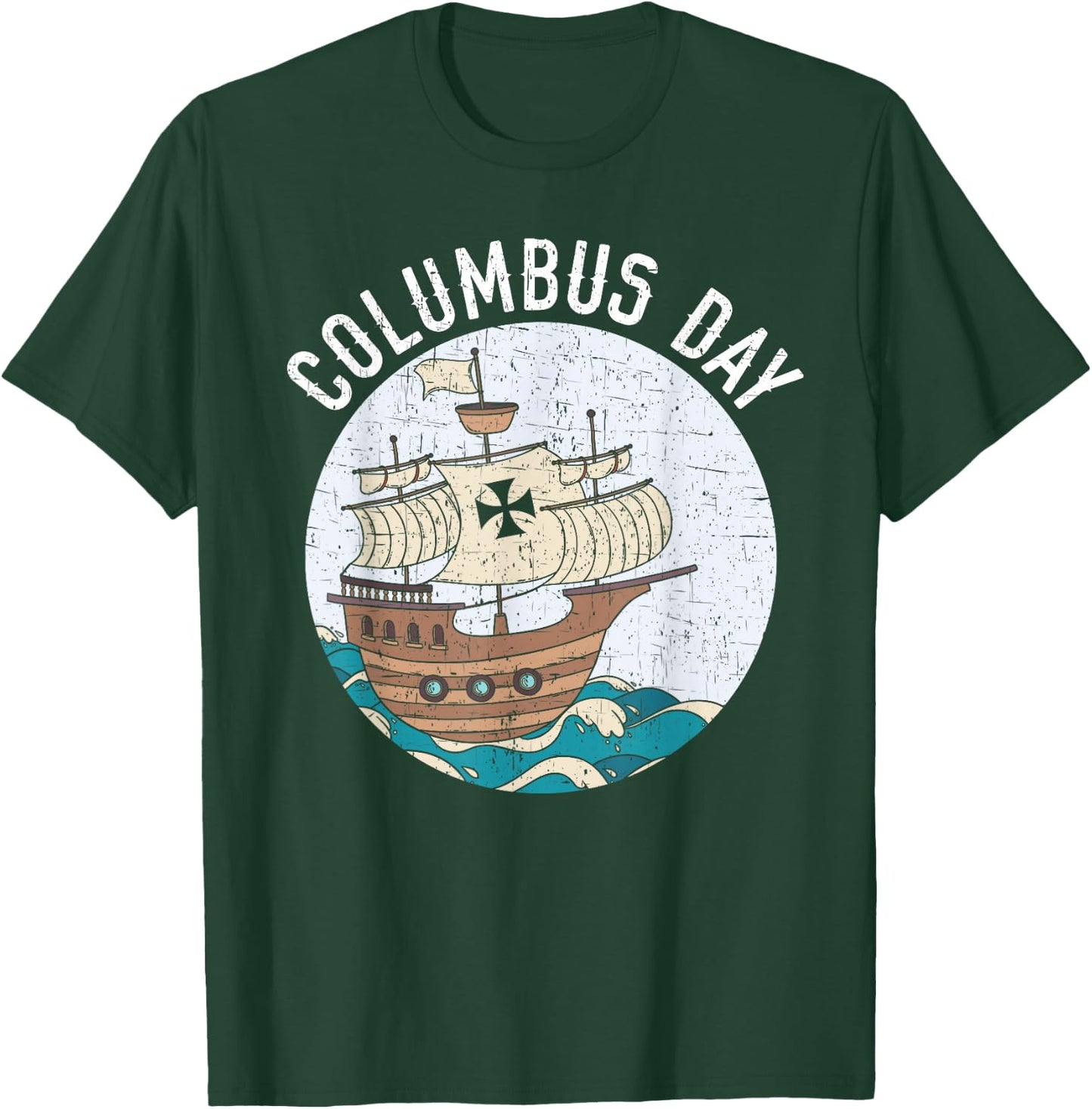 Columbus Day Christopher Columbus Italian American T-Shirt - T-Shirt | Forest