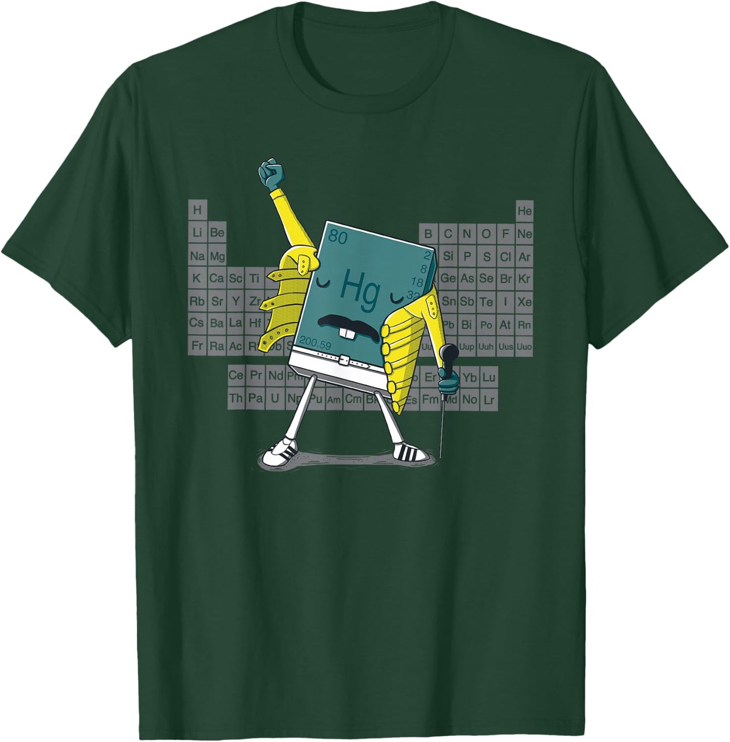 Wissenschaft Chemie Mercury Rock Meme Queen Lol Parodie Freddie T-Shirt - T-Shirt | Forest