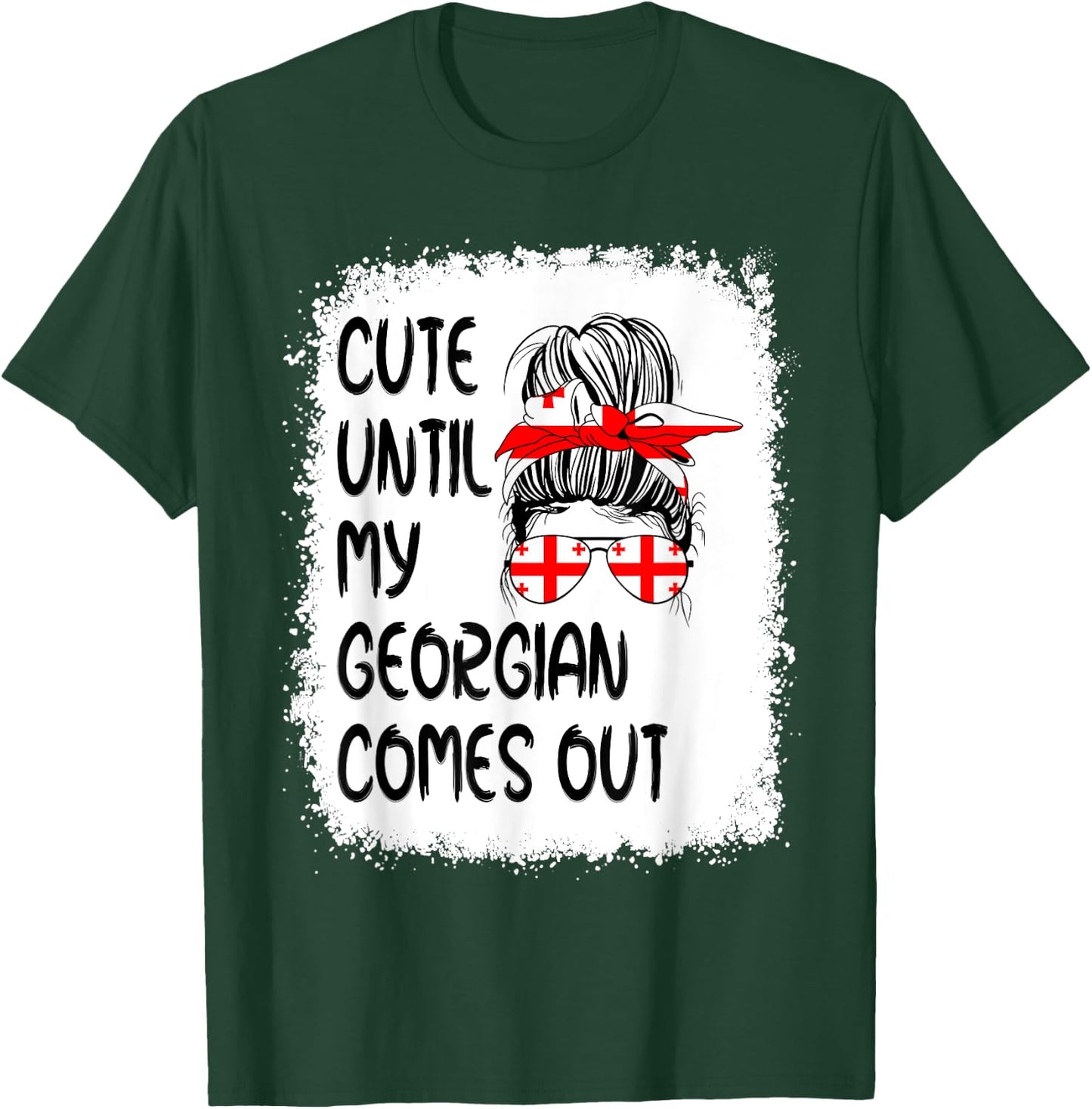 Funny Cute Until My Georgian Comes Out T-Shirt - T-Shirt | Forest