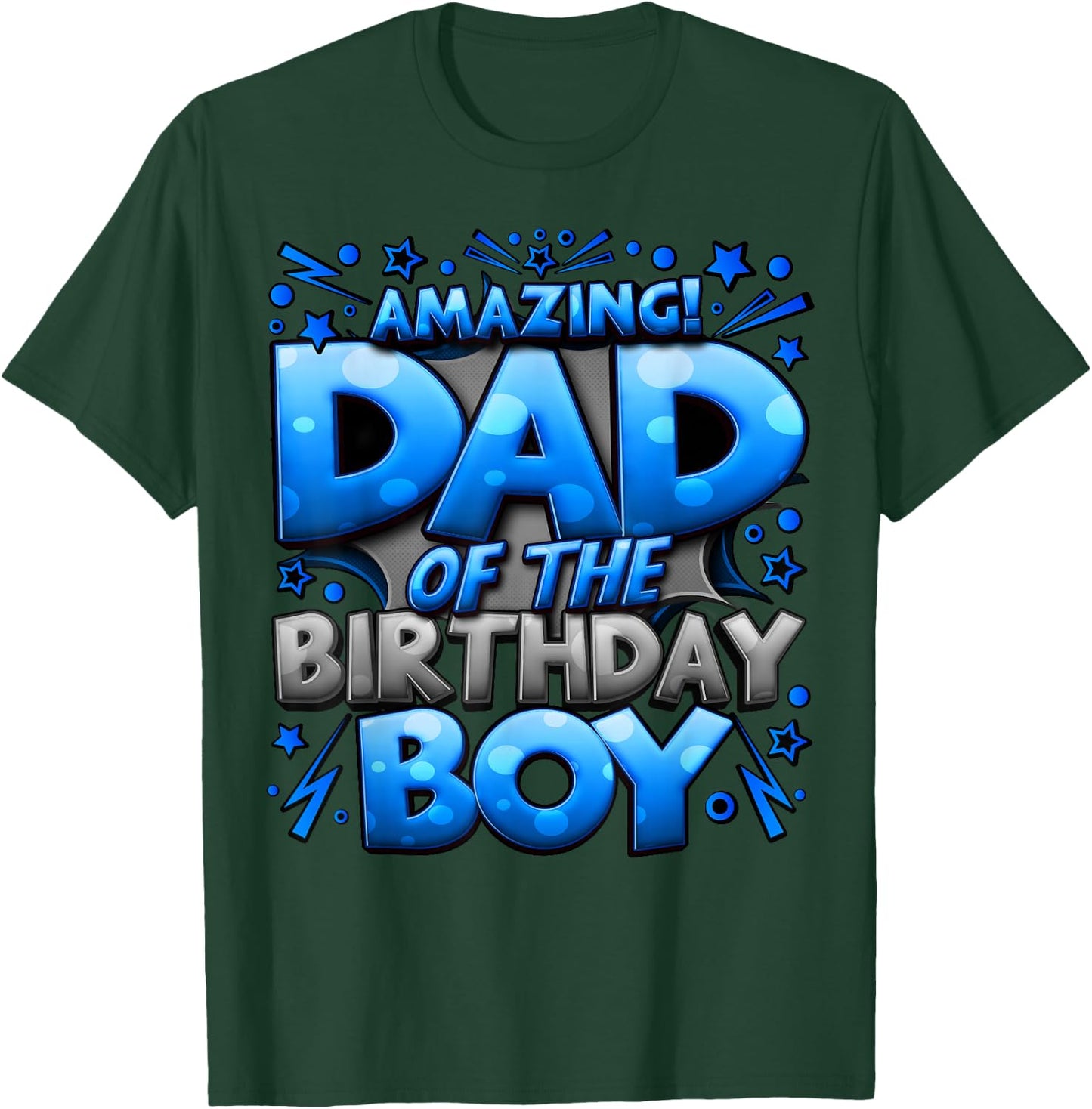 Dad of The Birthday Boy Matching Family Father T-Shirt - T-Shirt | Forest
