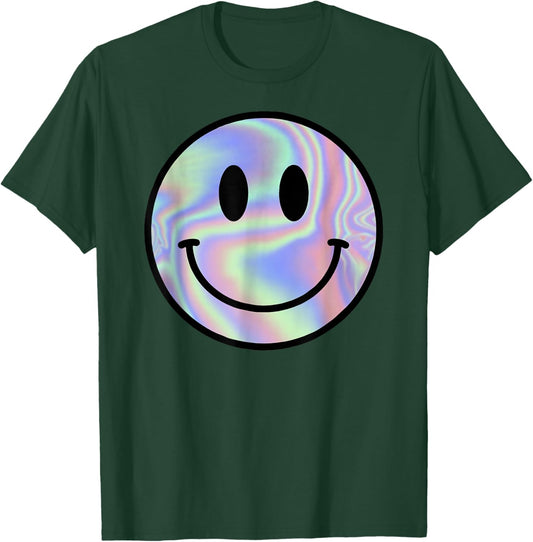 Smile Face Shirt Happy Smiling Face Rave EDM Music Party T-Shirt - T-Shirt | Forest