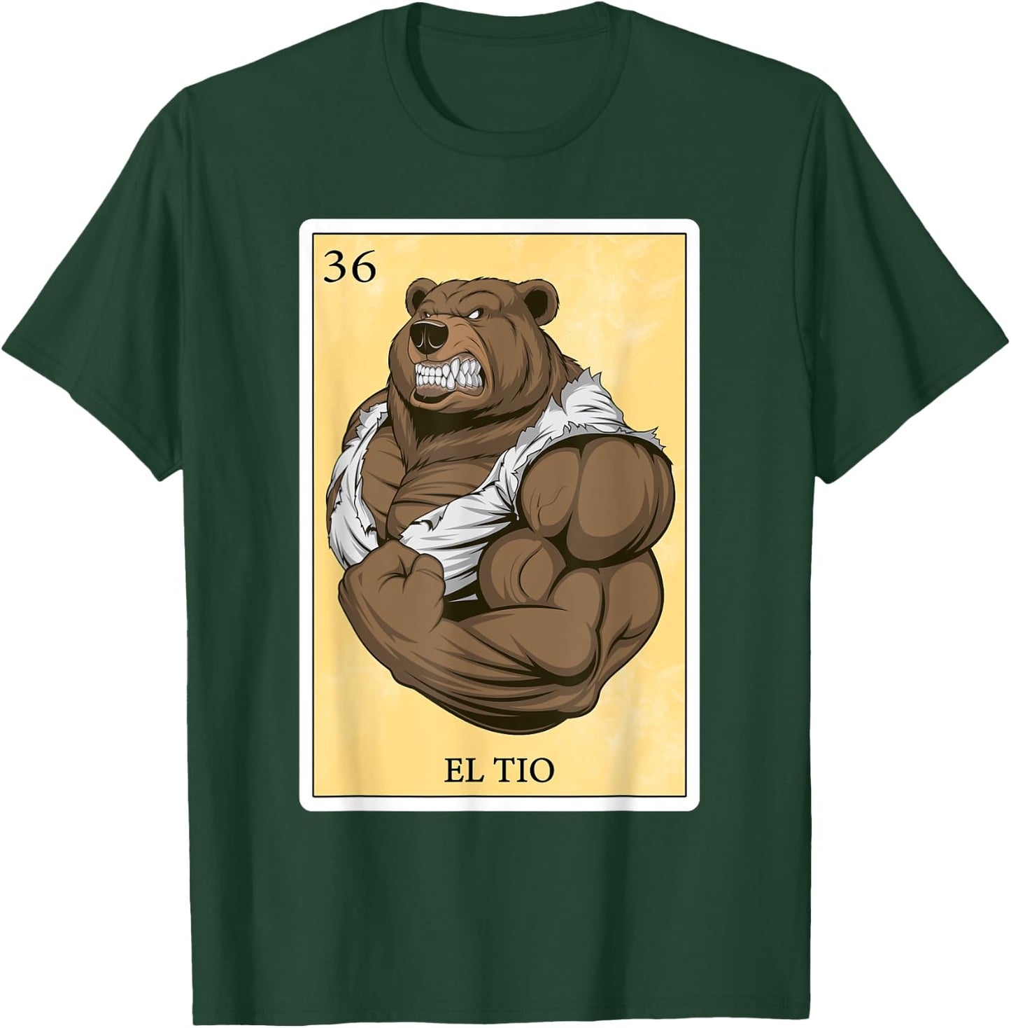 Funny Spanish-Mexican Bingo Gifts for Tio - El Tio T-Shirt - T-Shirt | Forest
