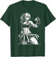 Anime Girl Fighter | Anime Gym Cute Vintage T-Shirt - T-Shirt | Forest
