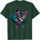 Rooster Cowboy Cowgirl Riding Chicken Whimsical Western T-Shirt - T-Shirt | Forest