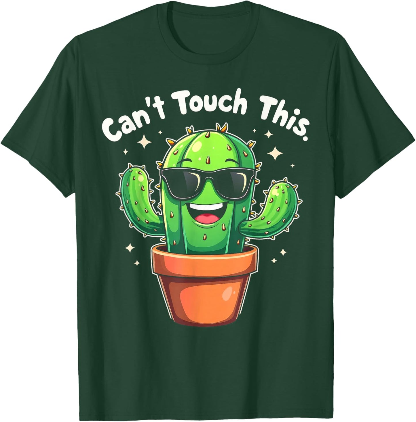 Can't Touch This Cool Cactus T-Shirt - T-Shirt | Forest