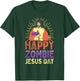 Cute Happy Zombie Jesus Day Easter Bunny Women T-Shirt - T-Shirt | Forest