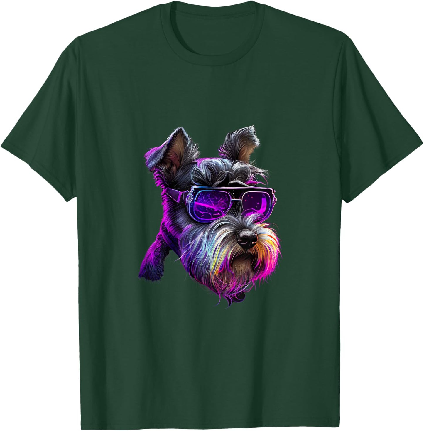 Miniature Schnauzer Dogs Miniature Schnauzers T-Shirt - T-Shirt | Forest