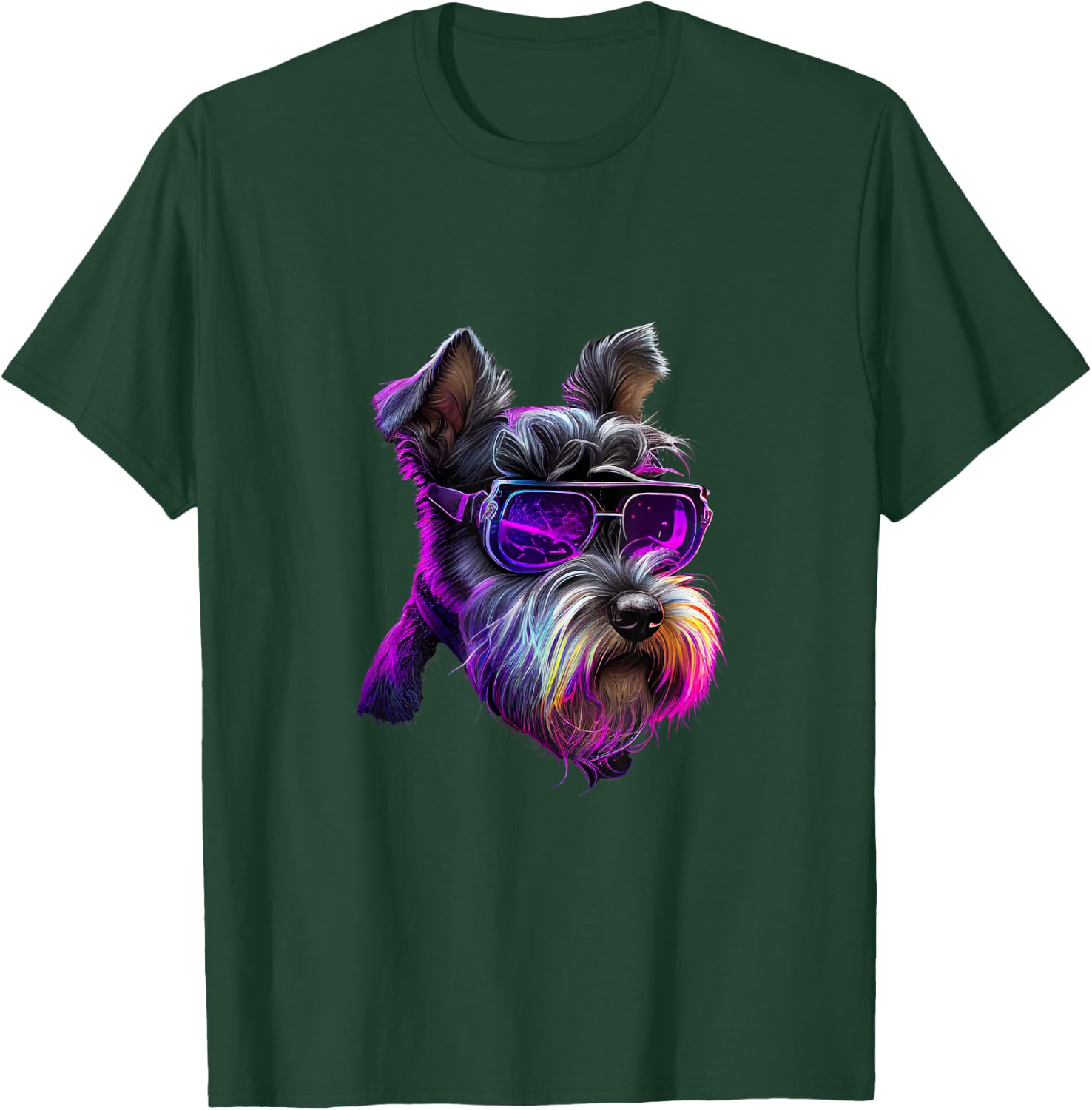 Miniature Schnauzer Dogs Miniature Schnauzers T-Shirt - T-Shirt | Forest