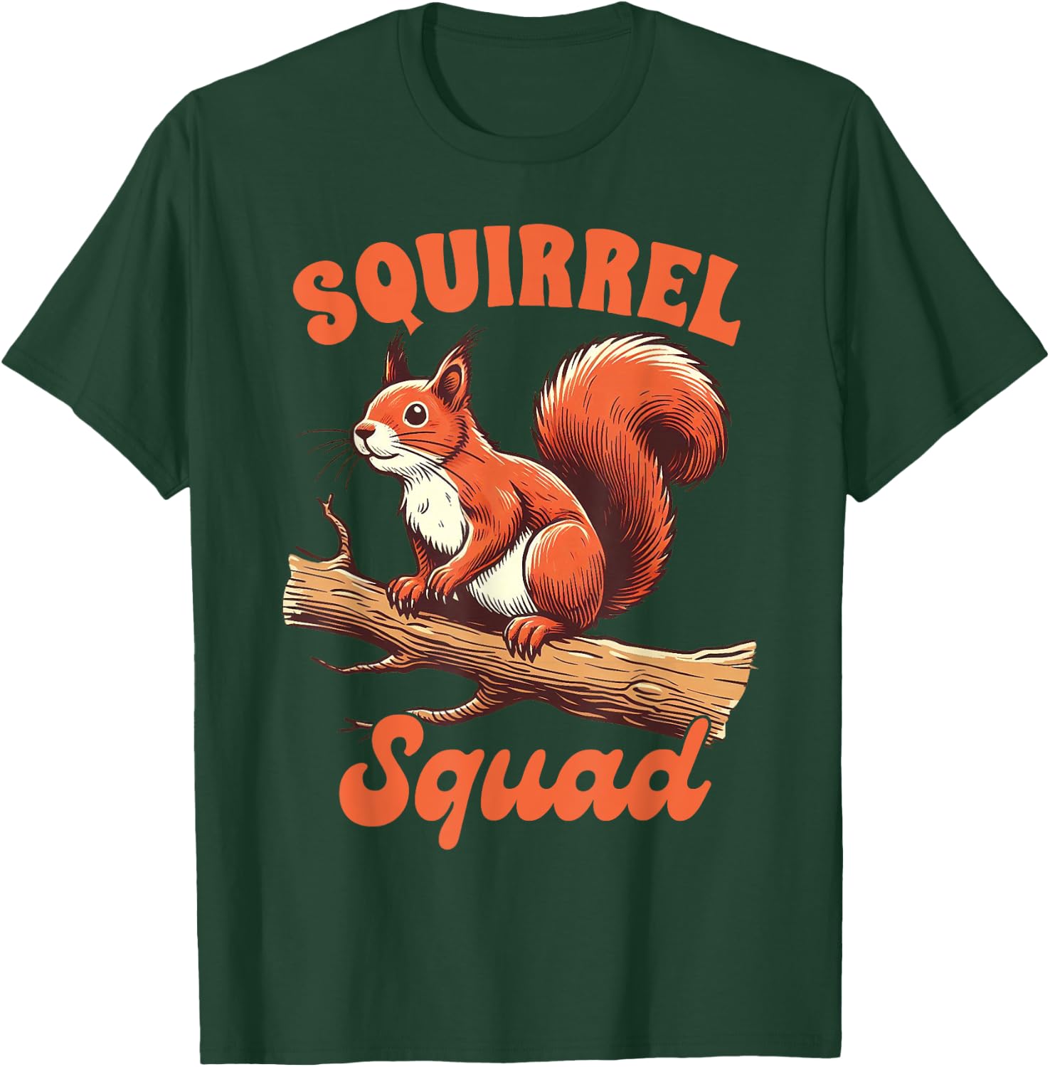 Squirrel Lover Squirrel Whisperer Animal Squirrel Squad T-Shirt - T-Shirt | Forest